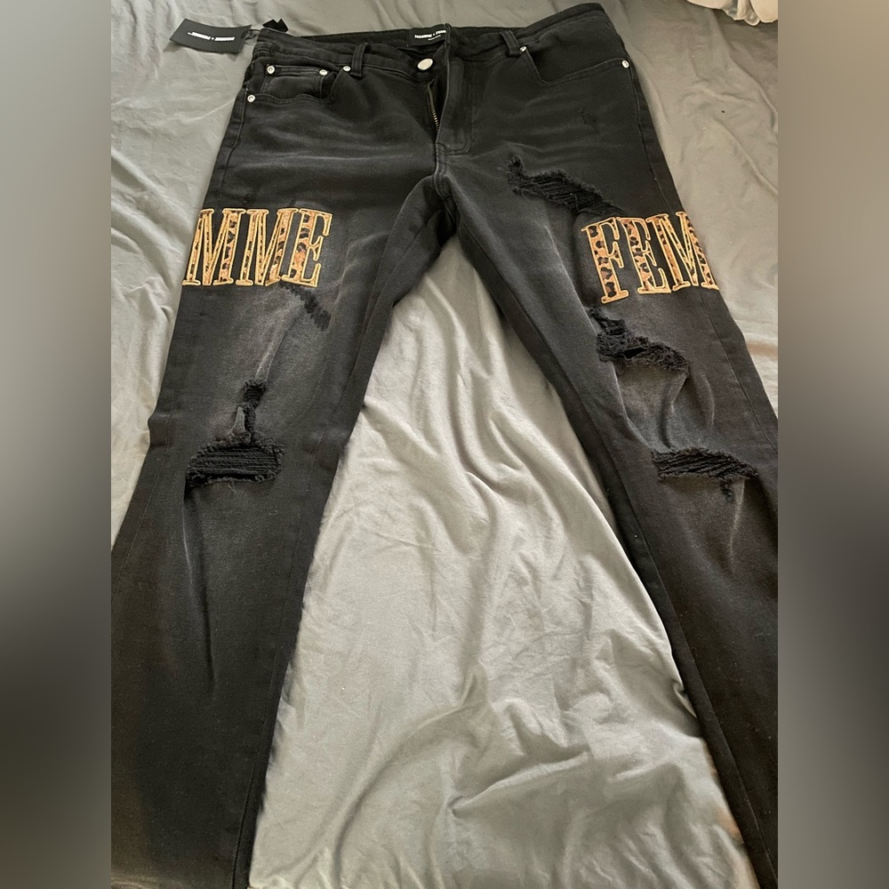 Mens Homme Femme Jeans